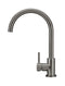 Meir Round Gooseneck Kitchen Mixer Tap - Shadow Gunmetal
