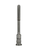 Meir Round Gooseneck Kitchen Mixer Tap - Shadow Gunmetal