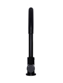 Meir Round Gooseneck Kitchen Mixer Tap with Pinless Handle - Matte Black