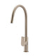 Meir Round Paddle Piccola Pull Out Kitchen Mixer Tap - Champagne