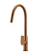 Meir Round Paddle Piccola Pull Out Kitchen Mixer Tap - Lustre Bronze