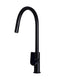 Meir Round Paddle Piccola Pull Out Kitchen Mixer Tap - Matte Black