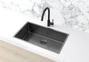 Meir Lavello Kitchen Sink - Single Bowl 760 x 440 - Gunmetal Black