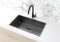 Lavello Kitchen Sink - Single Bowl 760 x 440 - Gunmetal Black