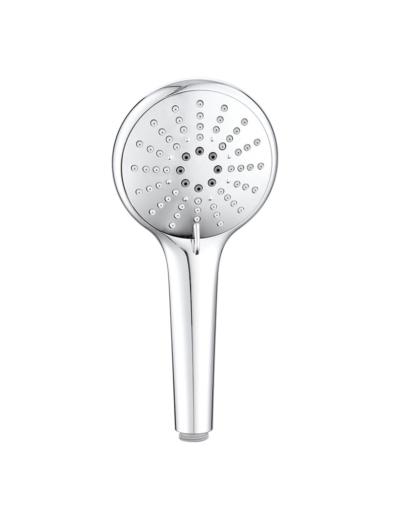 Round Hand Shower Three-Function - Polished Chrome