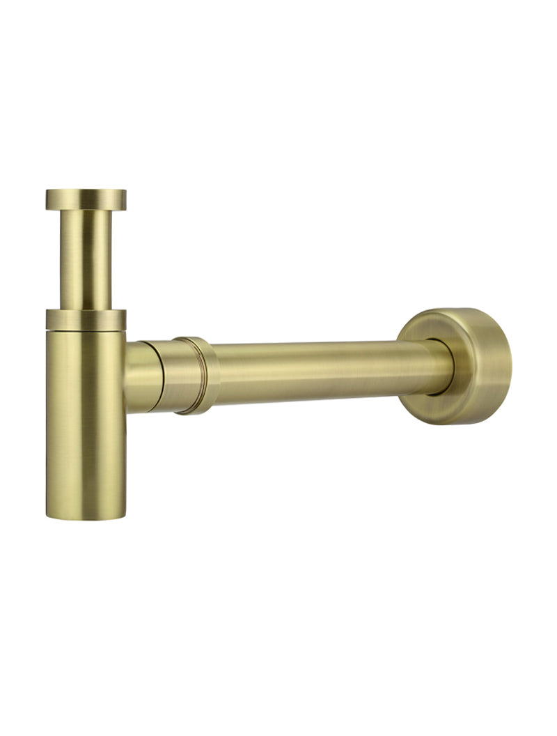 Meir Round Bottle Trap for 32mm basin waste and 40mm outlet - PVD Tiger Bronze