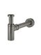 Meir Round Bottle Trap for 32mm basin waste and 40mm outlet - Shadow Gunmetal