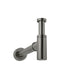 Meir Round Bottle Trap for 32mm basin waste and 40mm outlet - Shadow Gunmetal