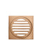 Meir Square Floor Grate Shower Drain 100mm outlet - Lustre Bronze