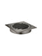 Meir Square Floor Grate Shower Drain 100mm outlet - Shadow Gunmetal