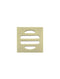 Meir Square Floor Grate Shower Drain 50mm outlet - PVD Tiger Bronze