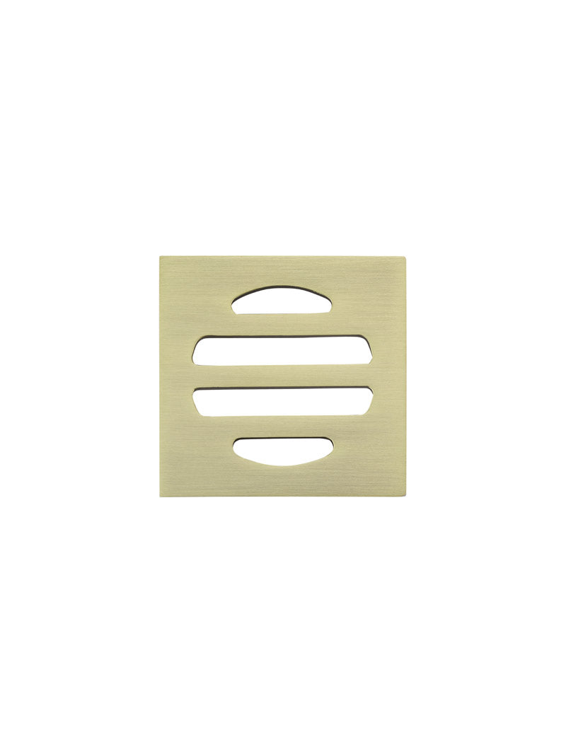 Meir Square Floor Grate Shower Drain 50mm outlet - PVD Tiger Bronze