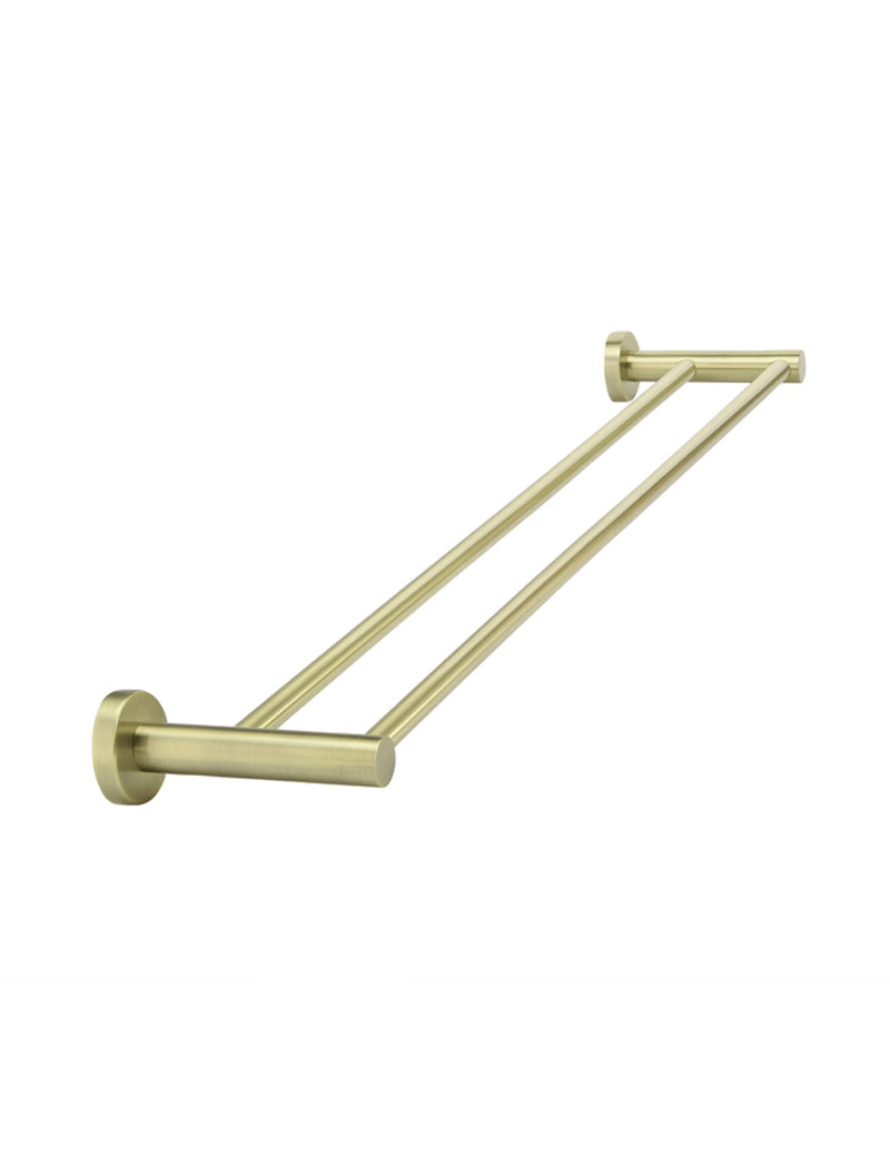 Meir Round Double Towel Rail 600mm - PVD Tiger Bronze