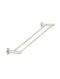 Meir Round Double Towel Rail 600mm - PVD Brushed Nickel