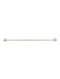 Meir Round Double Towel Rail 600mm - PVD Brushed Nickel