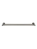 Meir Round Double Towel Rail 600mm - Shadow Gunmetal