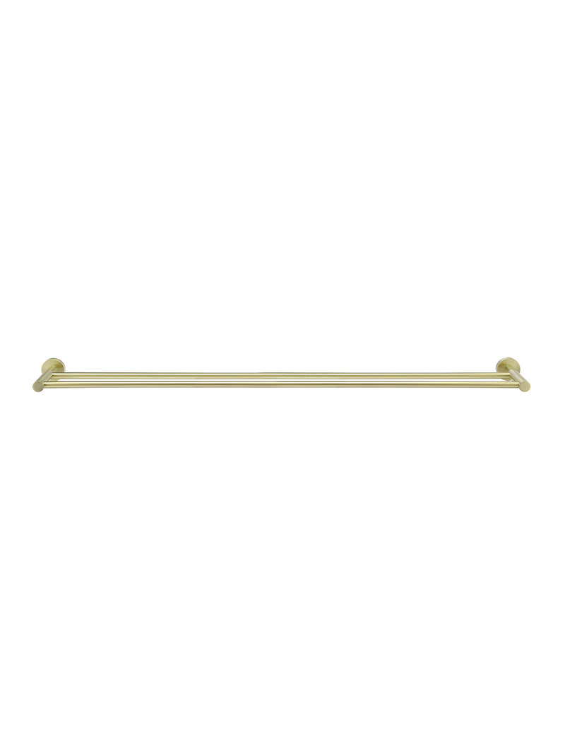 Meir Round Double Towel Rail 900mm - PVD Tiger Bronze