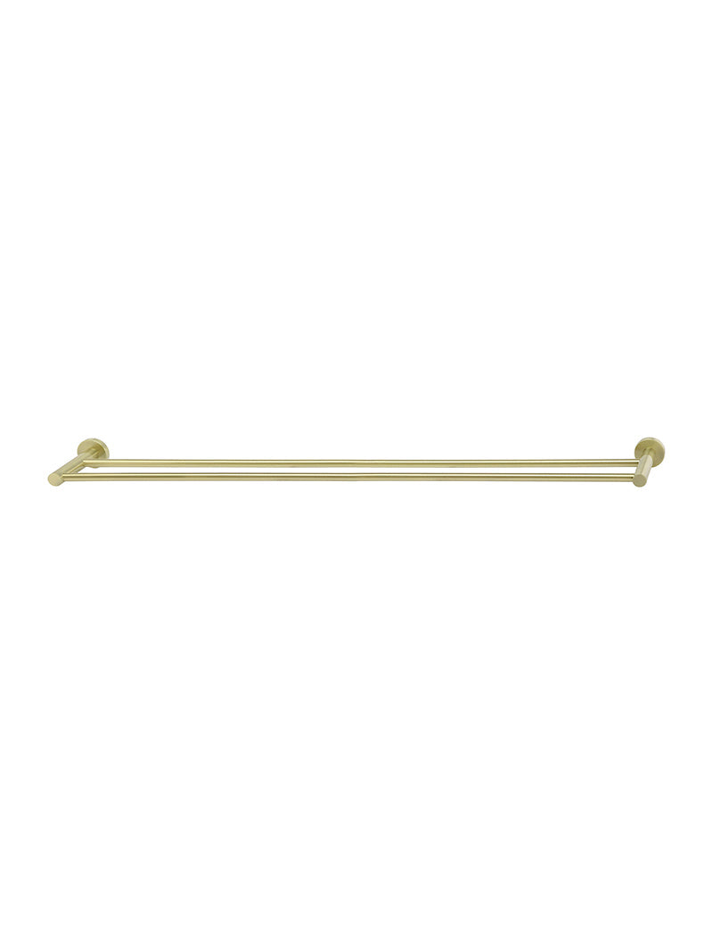 Meir Round Double Towel Rail 900mm - PVD Tiger Bronze