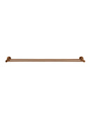 Meir Round Double Towel Rail 900mm - Lustre Bronze