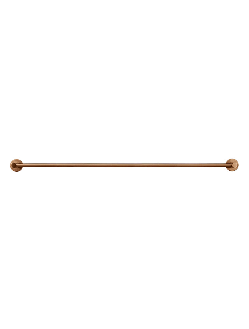 Meir Round Double Towel Rail 900mm - Lustre Bronze