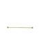 Meir Round Single Towel Rail 600mm - PVD Tiger Bronze