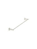Meir Round Single Towel Rail 600mm - PVD Brushed Nickel