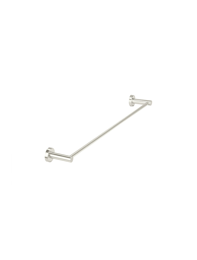 Meir Round Single Towel Rail 600mm - PVD Brushed Nickel