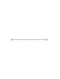 Meir Round Single Towel Rail 600mm - PVD Brushed Nickel