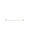 Meir Round Single Towel Rail 600mm - PVD Brushed Nickel