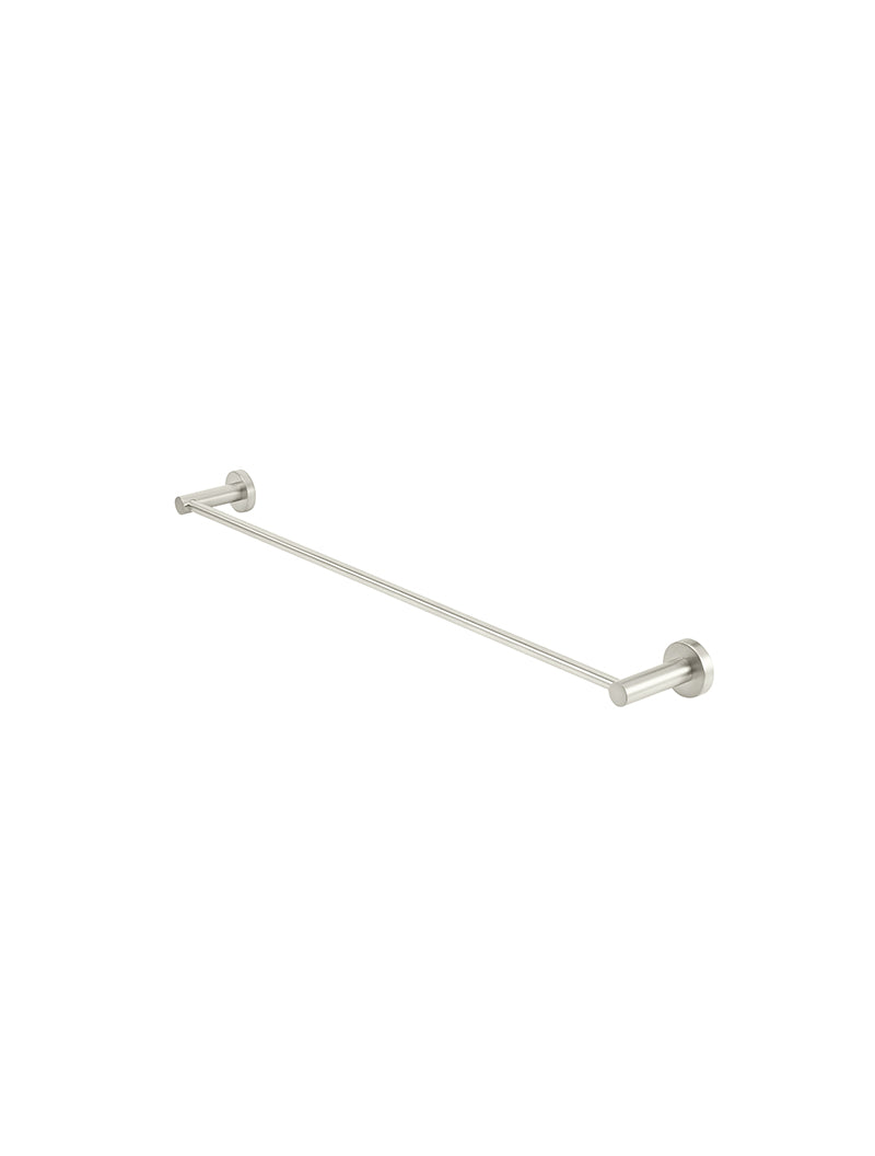 Meir Round Single Towel Rail 600mm - PVD Brushed Nickel