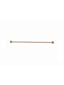 Meir Round Single Towel Rail 600mm - Lustre Bronze