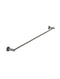 Meir Round Single Towel Rail - Shadow Gunmetal
