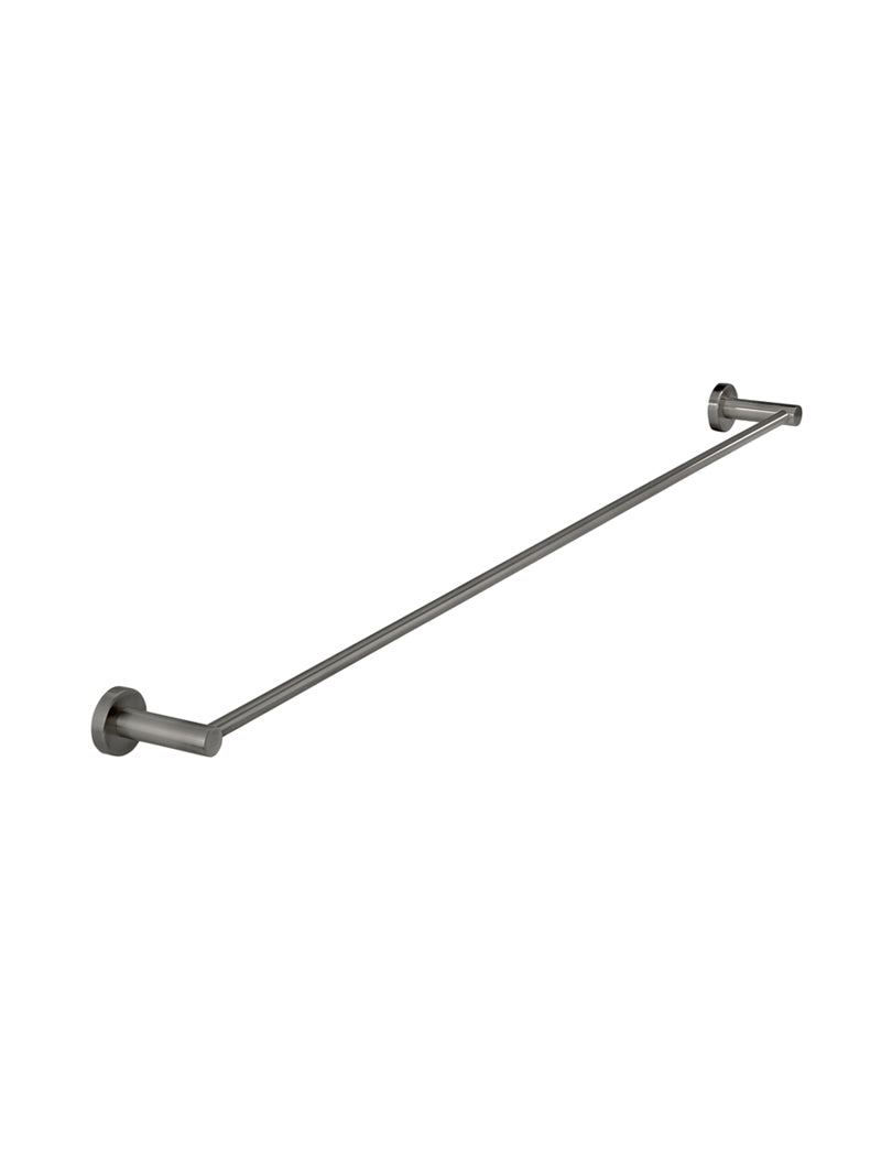 Meir Round Single Towel Rail - Shadow Gunmetal