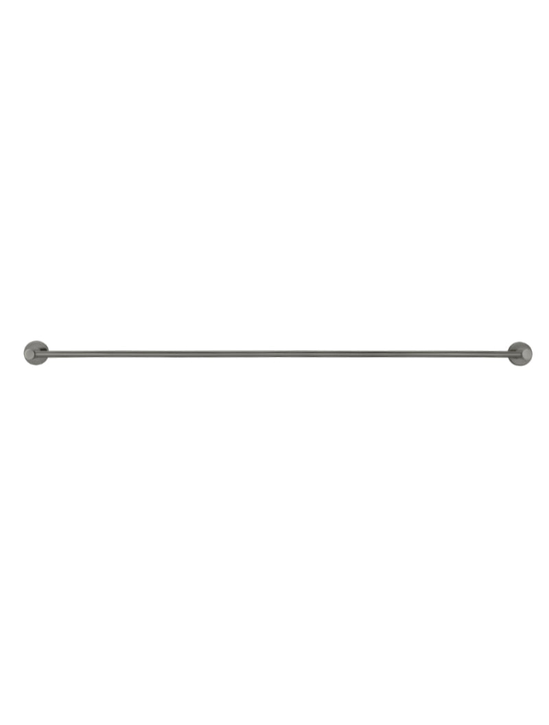 Meir Round Single Towel Rail - Shadow Gunmetal