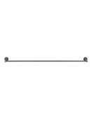 Meir Round Single Towel Rail - Shadow Gunmetal