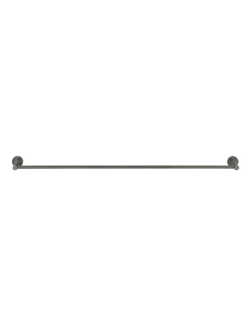Meir Round Single Towel Rail - Shadow Gunmetal