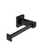 Square Toilet Roll Holder - Matte Black