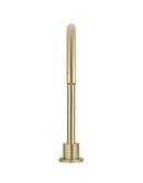 Round Gooseneck High-Rise Swivel Hob Spout - PVD Tiger Bronze
