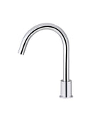 Round Hob Mounted Swivel Spout - Polished Chrome