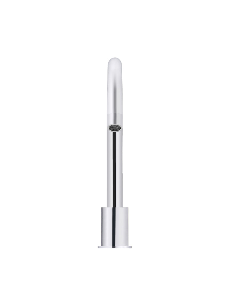 Round Hob Mounted Swivel Spout - Polished Chrome