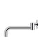 Round Swivel Wall Spout - Polished Chrome