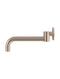 Meir Round Swivel Wall Spout - Champagne