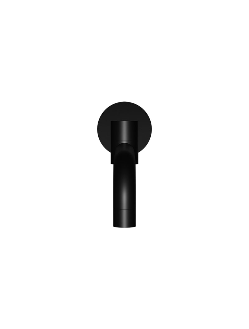Meir Round Swivel Wall Spout - Matte Black