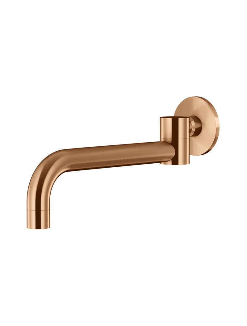 Meir Round Swivel Wall Spout - Lustre Bronze