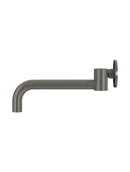Meir Round Swivel Wall Spout - Shadow Gunmetal