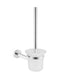 Round Toilet Brush & Holder - Polished Chrome