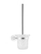 Round Toilet Brush & Holder - Polished Chrome