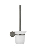 Meir Round Toilet Brush & Holder - Shadow Gunmetal