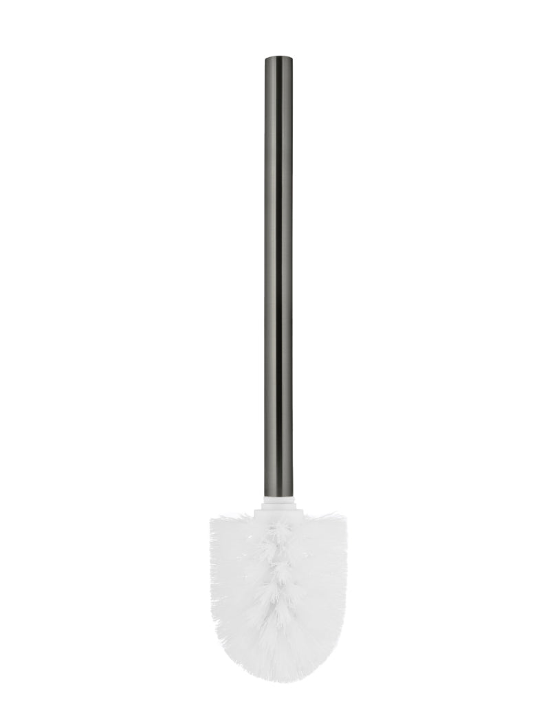 Meir Round Toilet Brush & Holder - Shadow Gunmetal