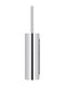 Round Toilet Brush & Holder - Polished Chrome